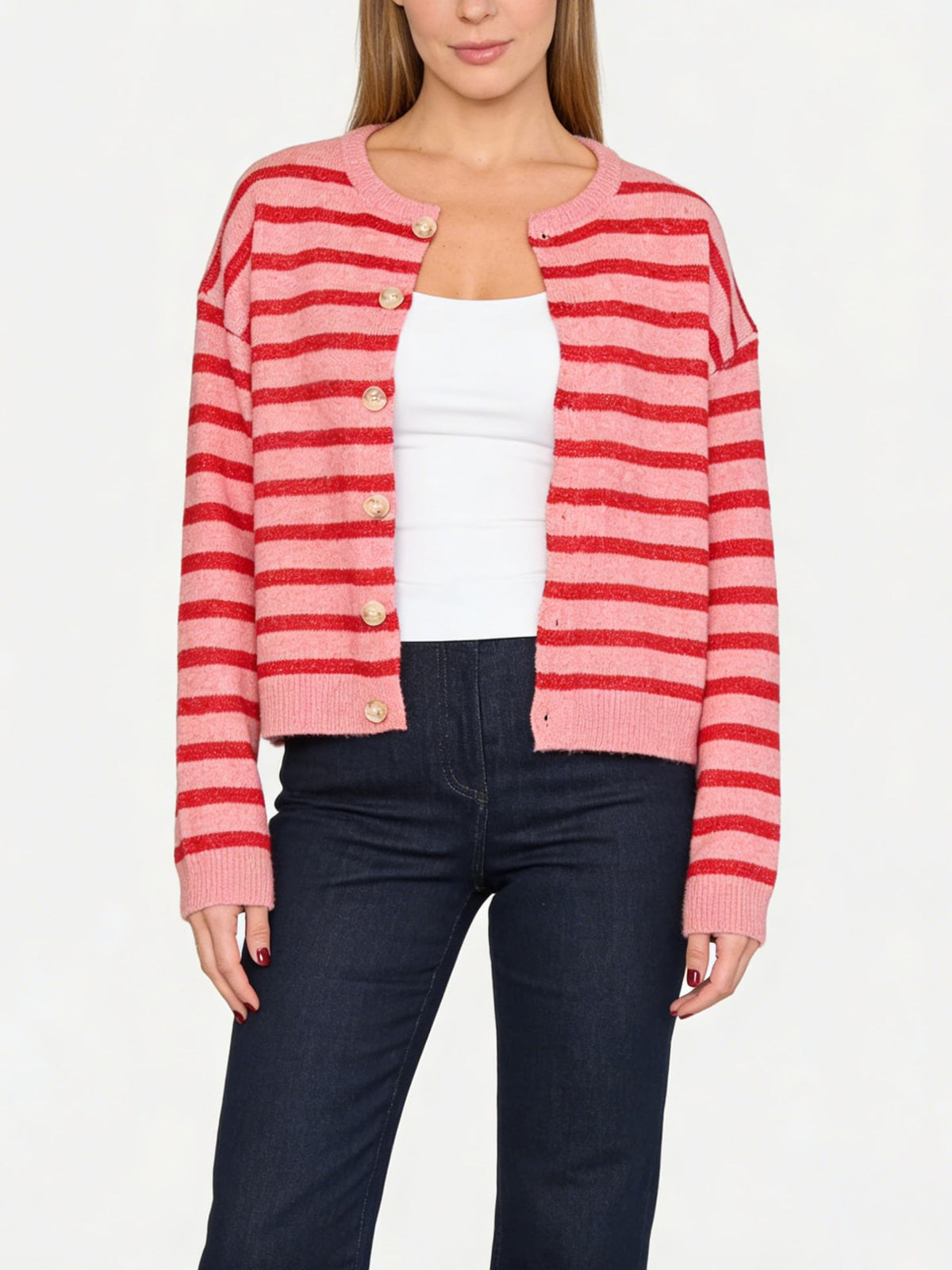 Women's Striped Cardigan