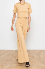 Women's Knit Wide Leg Pants