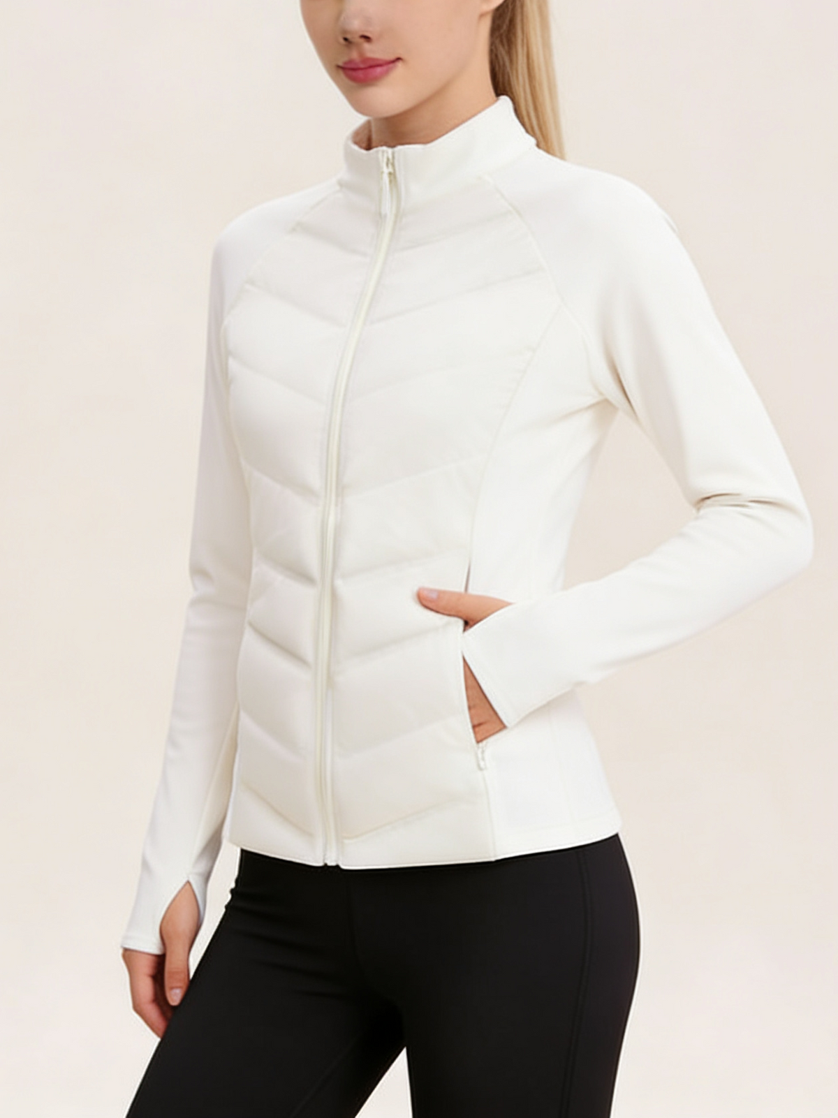 Women's Lightweight Stand-Collar Down Jacket