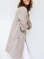 Long Patch Pocket Sweater Coatp