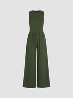 Sleeveless Tank Top Casual Jumpsuit