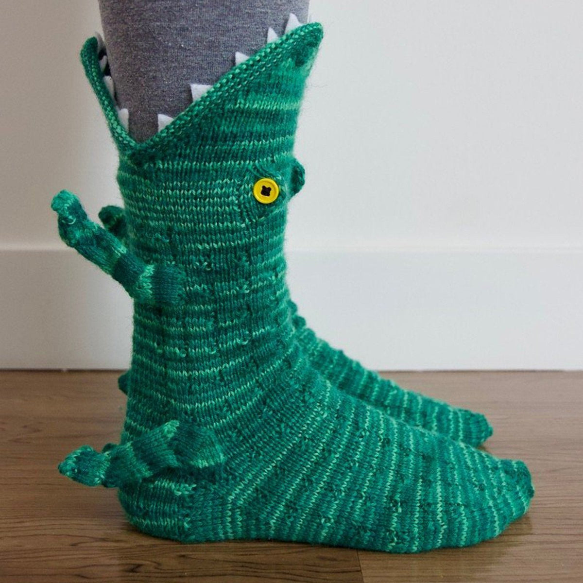 ?Sale 50% Off??- 3D Knit Crocodile Socks