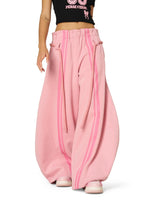 Women's Striped Bucket Pants