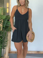 Women's Flowy Romper with Pockets