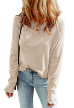 Women's Fall New Waffle Knit Top