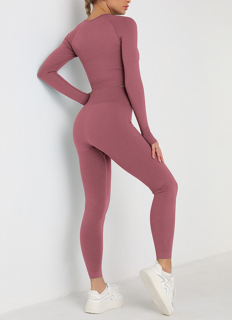 Yoga Workout Bundle Top+Legging Set