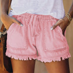 Women's Casual Denim Shorts with Pockets