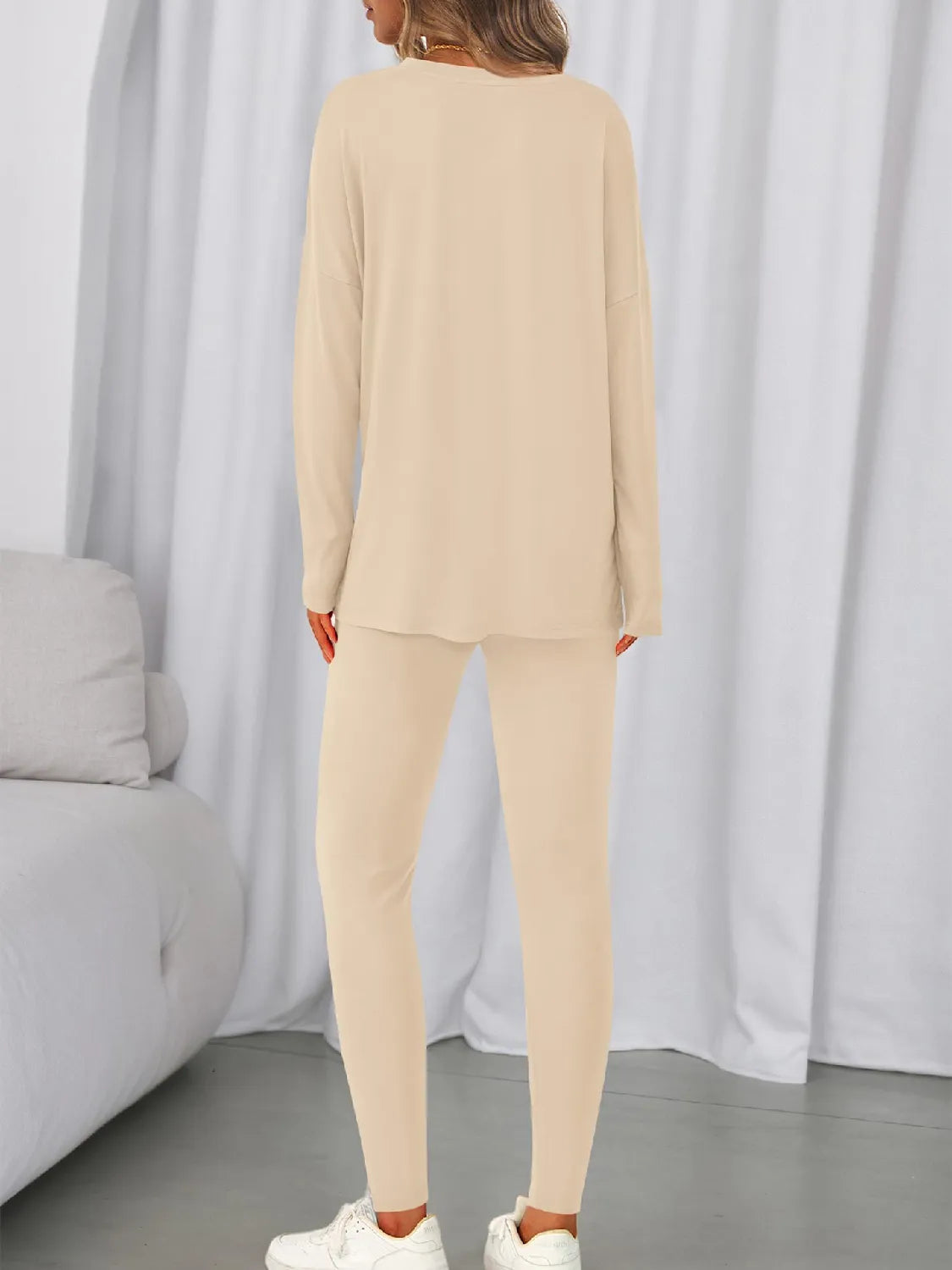 Women's Casual V-neck Oversized Matching Set