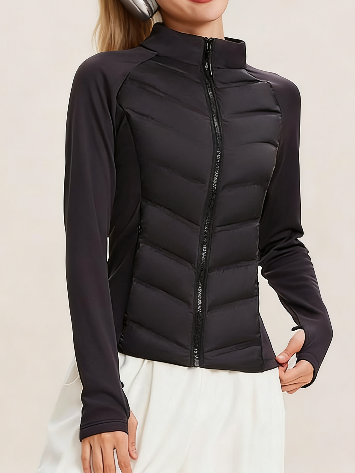 Women's Lightweight Stand-Collar Down Jacket