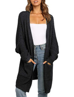 OversizedPockets Sweater Coat