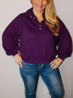 Women's Chill Vibe Oversized V-Neck Top