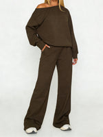 Women's Casual Off-Shoulder Co-ord Set