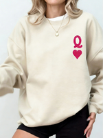 Women's Queen of Hearts Valentine's Day Sweatshirt
