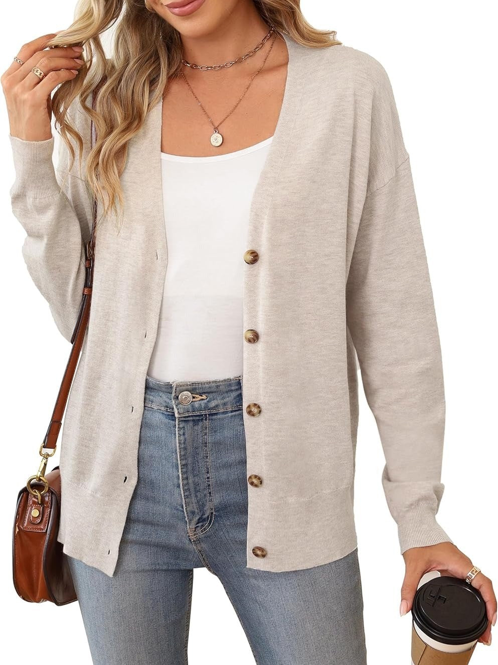 Women?¡¥s Lightweight Casual Cardigan