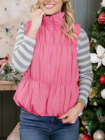 Women's Cropped Puff Vest