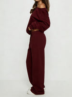 Women's Casual Off-Shoulder Co-ord Set