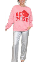 Valentine?¡¥s Day Be Mine Sequined Sweatshirt