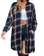 Women's Button Down Plaid Flannel Shirts
