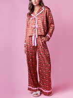 Women's Christmas Satin Pajama Set