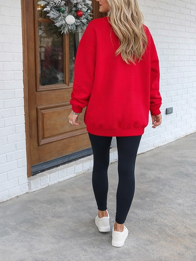 Women's Valentine's XOXO Oversized Sweatshirt