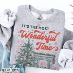 It's the Most Wonderful Time' Vintage Christmas Sweatshirt