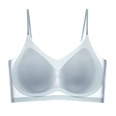 Thin Plus Size Ice Silk Bra