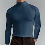 Hot Sale 40% OFF - Men's High Neck Slim Fit Long Sleeve T-shirt