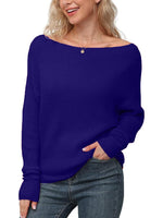 Women's Christmas Off Shoulder Knitted Pullover