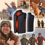 New Unisex Warming Heated Jacket/Vest??(Without rechargeable battery)