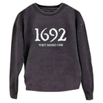 ¡±1692 They Missed One¡± Printed Round Neck Long Sleeve Sweatshirt