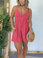 Women's Flowy Romper with Pockets