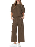Women's Textured Luxury Lounge Set