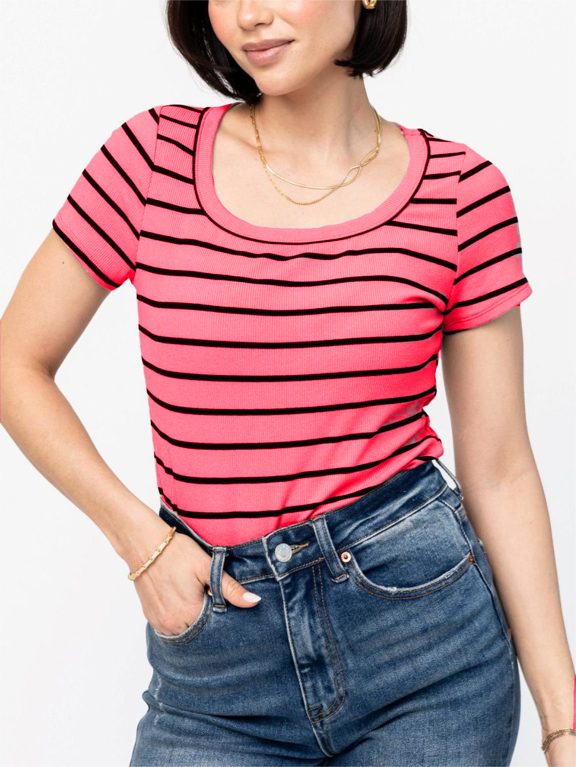 Women's Scoop Neckline Top