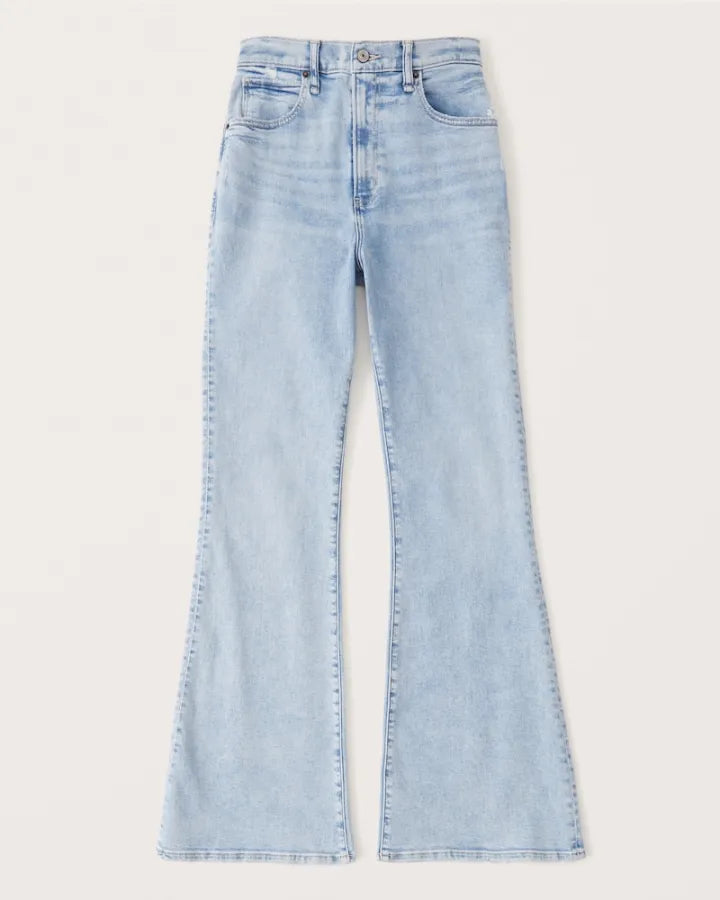 Ultra High Rise Stretch Flare Jeans