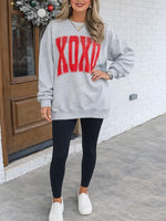 Women's Valentine's XOXO Oversized Sweatshirt