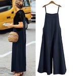 Women's Sleeveless Oversized Casual Jumpsuit