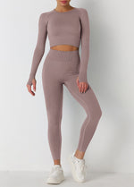 Yoga Workout Bundle Top+Legging Set