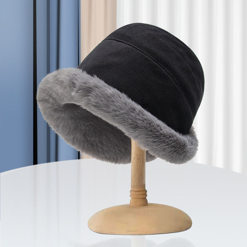 Winter Plus Velvet Thickened Fisherman Hat