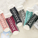 ??Ultra-thick Cashmere Slipper Home Socks