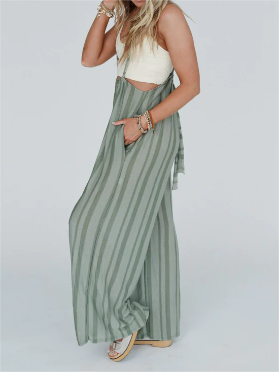 GATHERED JUMPSUIT