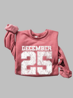 December 25 Retro Christmas Sweatshirt