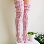 2024 Warm Over Knee Extra Long Knitted Socks