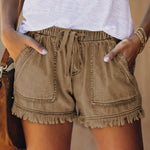 Women's Casual Denim Shorts with Pockets