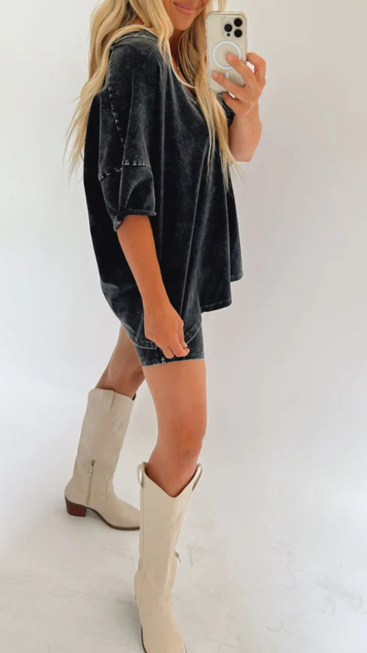 Women's Summer Washed Set