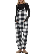 Women's Adjustable Strap Fleece Jumpsuit