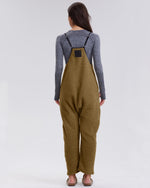 Women's Adjustable Strap Fleece Jumpsuit