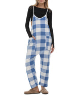 Women's Adjustable Strap Fleece Jumpsuit