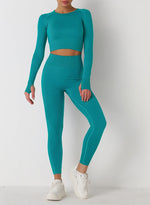 Yoga Workout Bundle Top+Legging Set