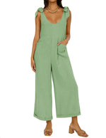 Women's Wide LegJumpsuits with Pockets