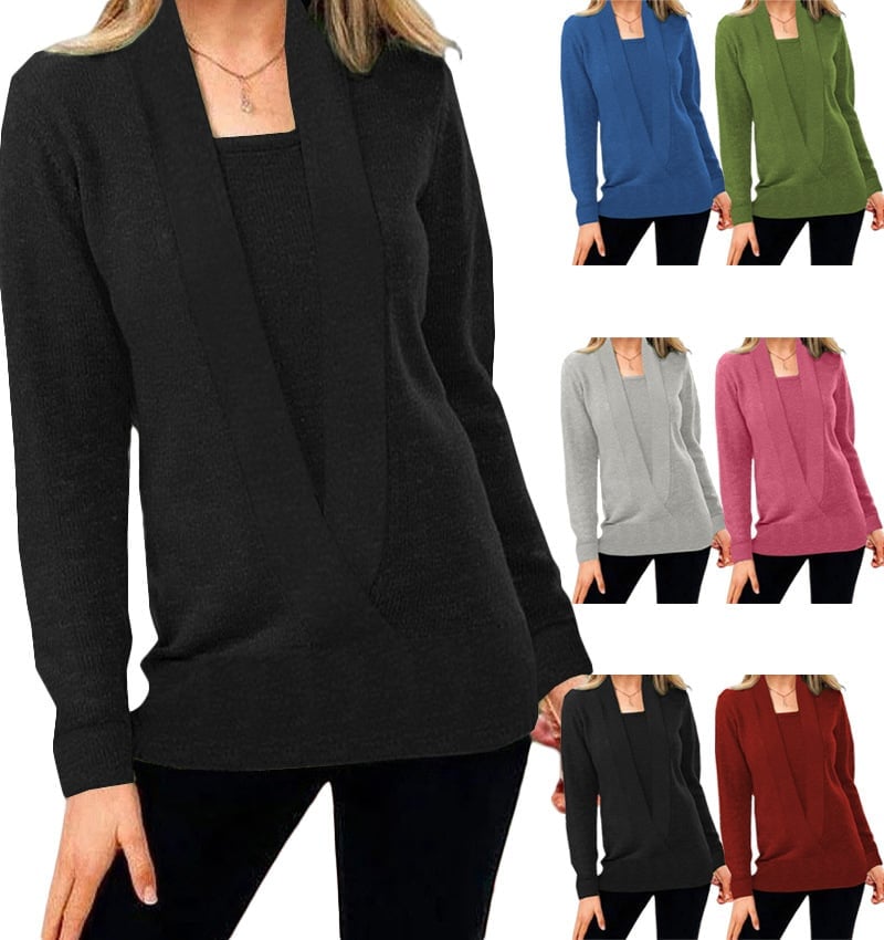 Women's Pullover Cropped Knitted Jumpers